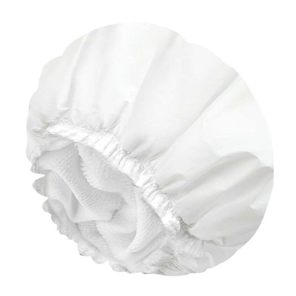 Double-Layer Absorbent Shower Cap Waterproof