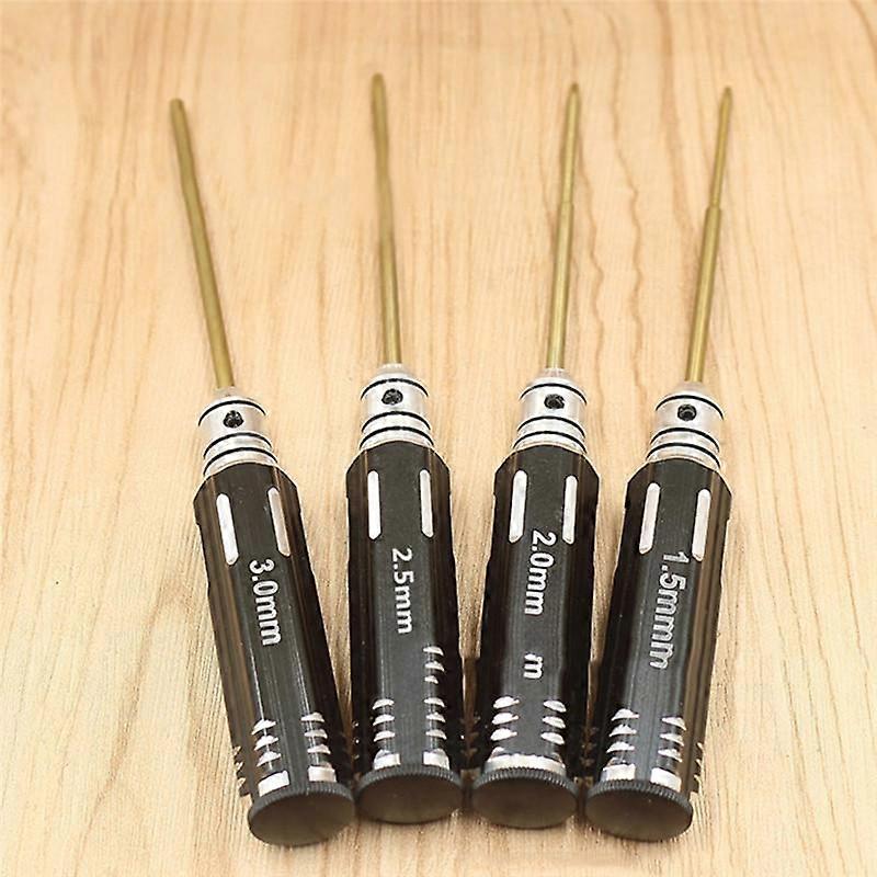 Hex Screwdriver Set Four-in-one Titanium-plated Alloy Hexagon Socket Screwdriver Bit