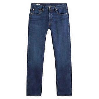 Levis Herre 501 Original Bomuld Lige Jeans