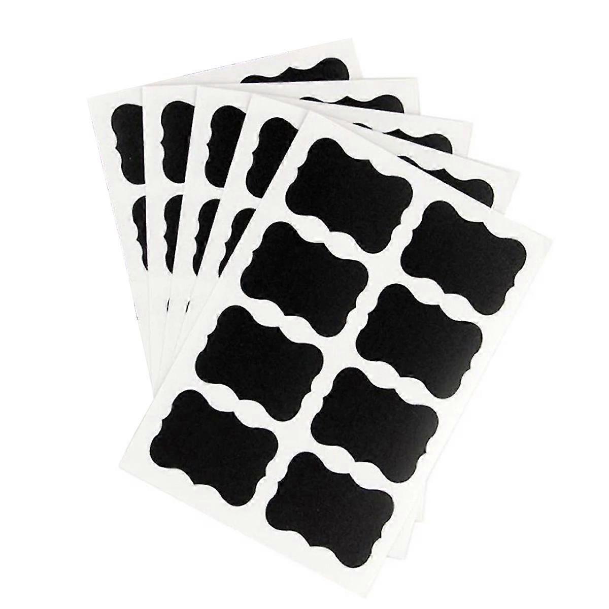 Reusable Chalkboard Labels Smooth Writing Kitchen Organization