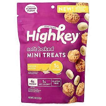 HighKey, Soft Baked Mini Treats, Banana Muffin, 2 oz (57 g)