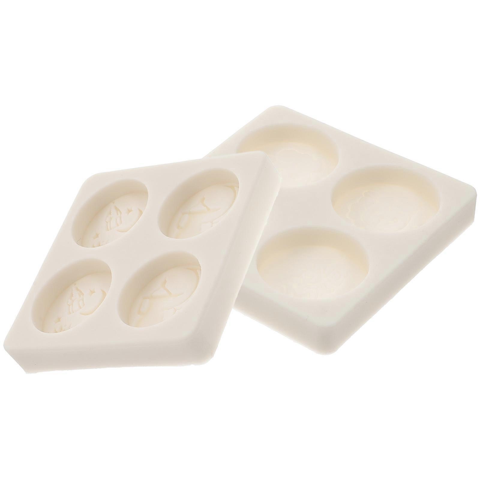 Arabic Script Mold for Eid Silicone Chocolate Maker 2Pcs Heat Resistant