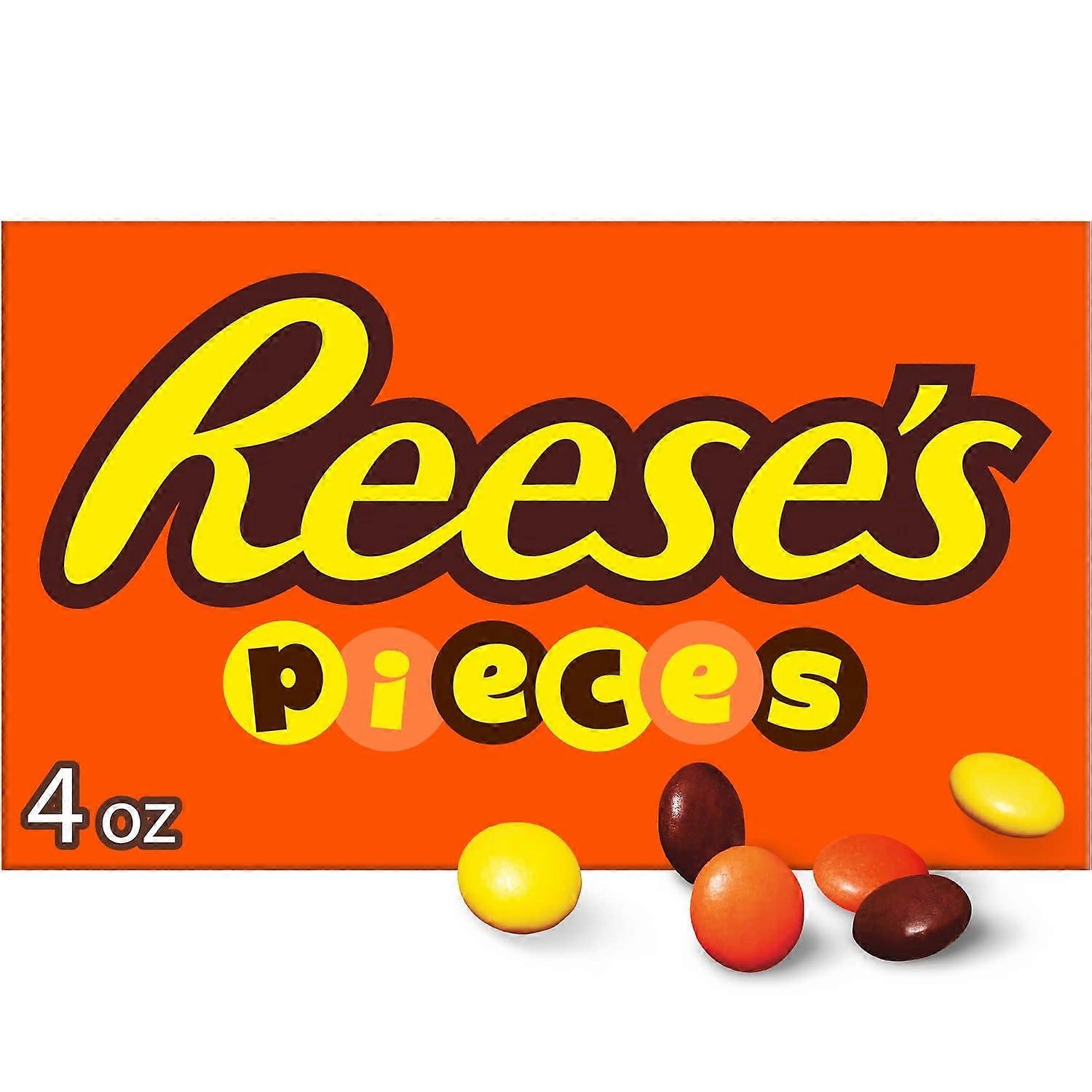 Reese's Pieces Peanut Butter in a Crunchy Shell Candy Movie Theater Box 4 oz