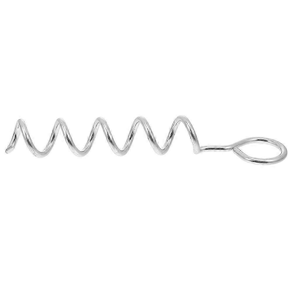 Spiral Iron Stake for Dog Tethering