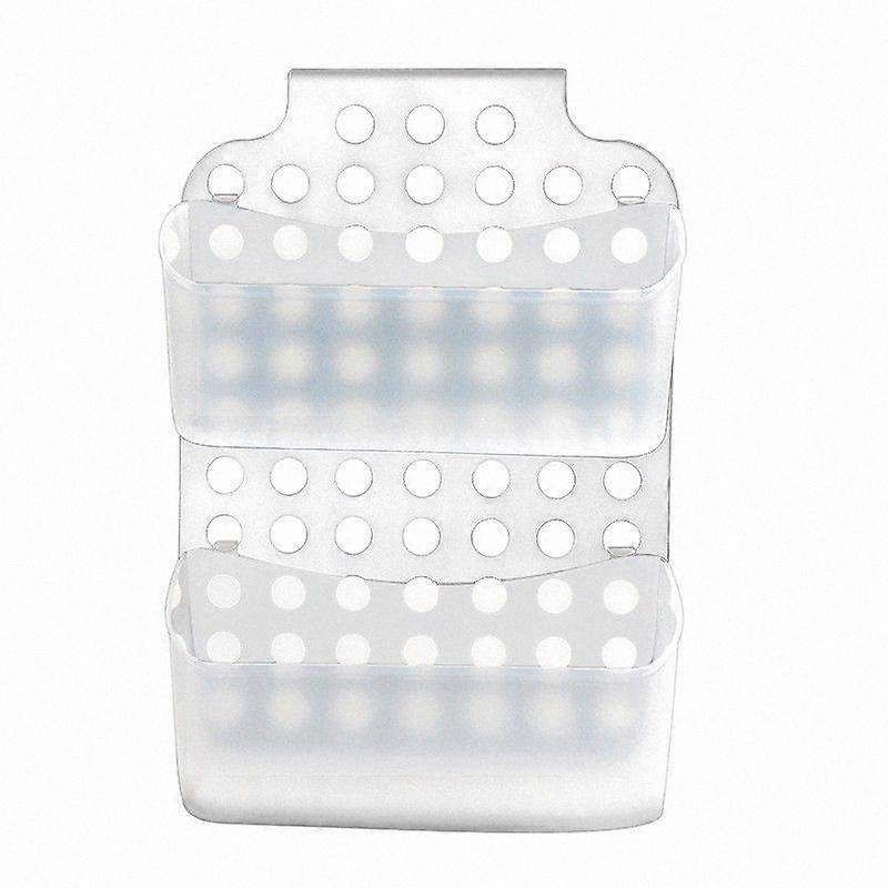 Shower Storage, 2-Shelf Hanging Shower Caddy, White