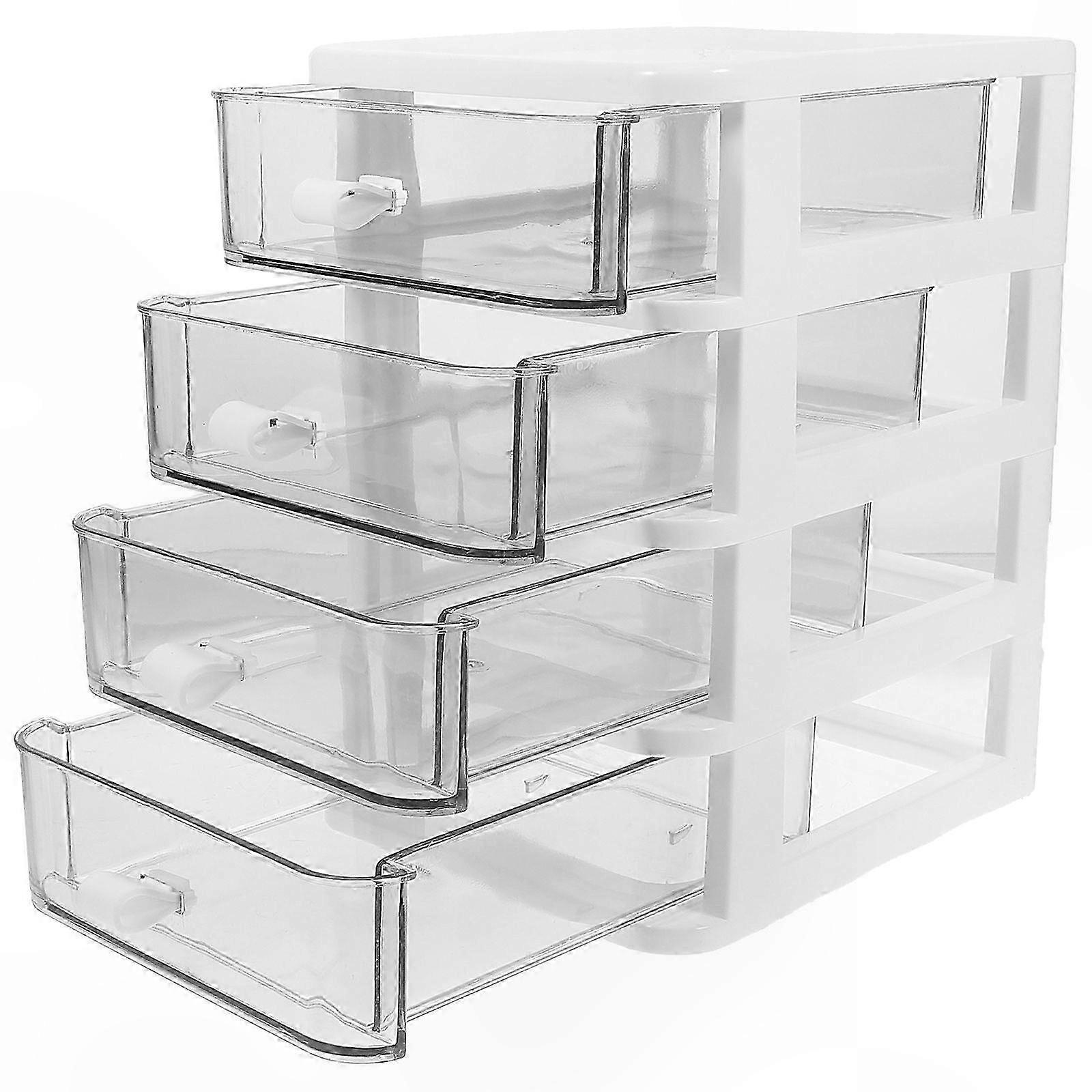 Multi-Layer Closet Organizer with Drawers for Desktop Storage Solutions