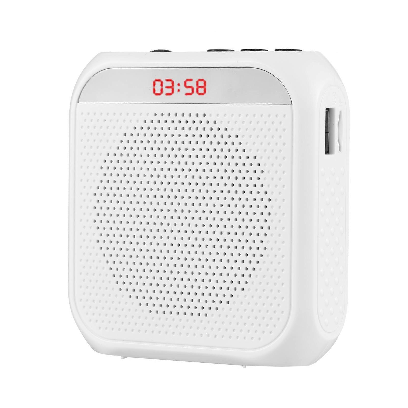 Sound Amplifier Portable Rechargeable Mini Voice Amplifier LED Display with MIC Recording Function