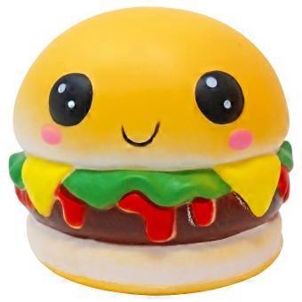 Scented Slow Rising Burger Squishy Toy for Stress Relief, Soft Cute Design, 1 Piece