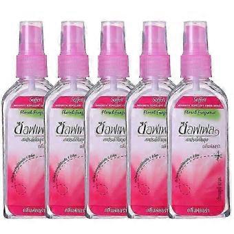 Thailand Plant Anti-Mosquito Liquid Spray, 5x 80ml, for Body Use; Repellent for Bites, Swelling & Itching, New Pest Killer.C1