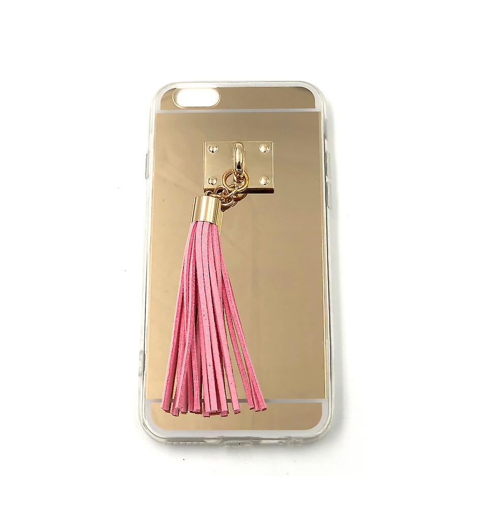 Estojo espelho com tassel iPhone 6/6S