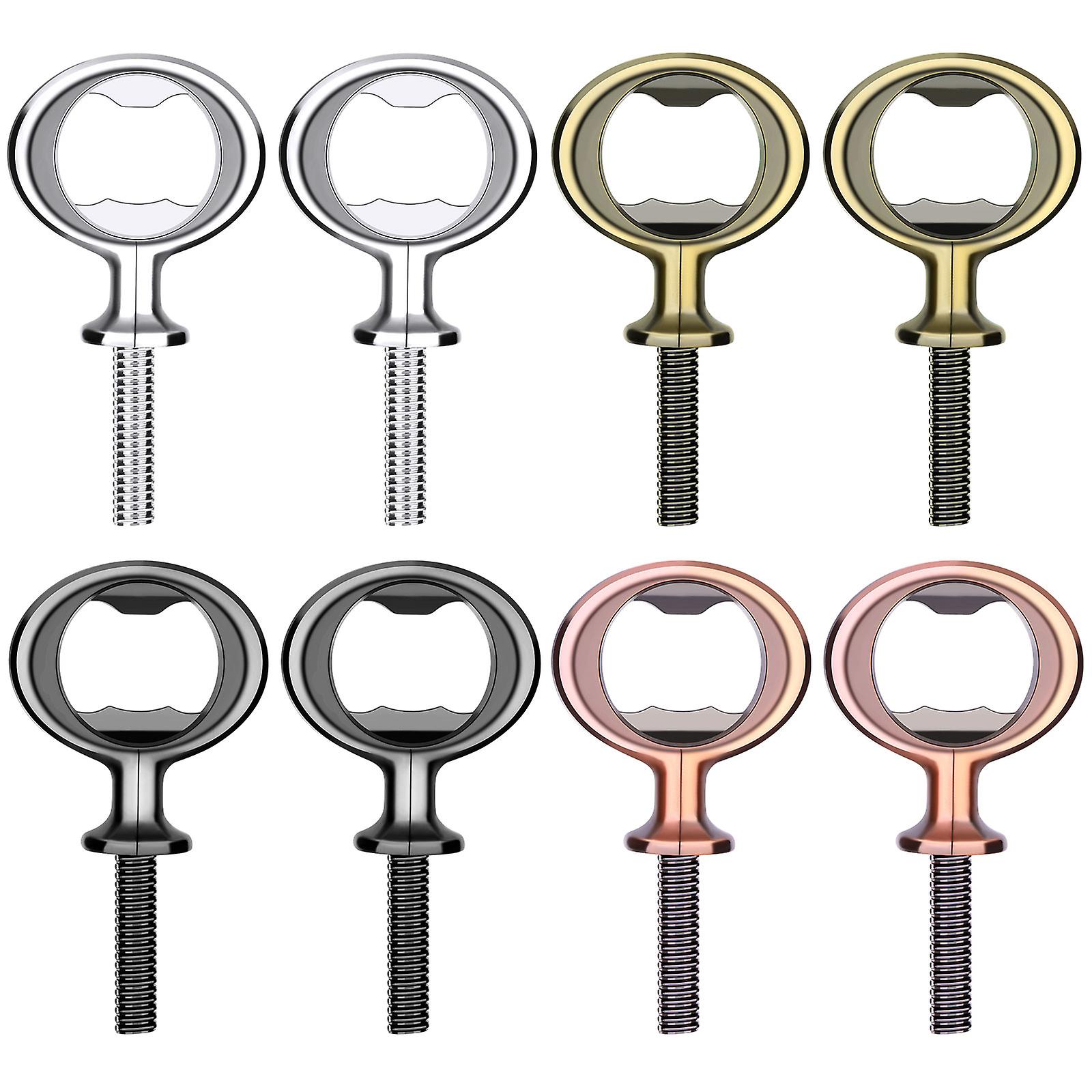 8 Pieces Christmas Metal Bottle Opener With Screws Hardware Project Kit Diy