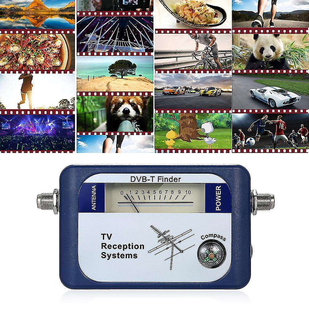 Dvb-t Professional Tv Antenne Finder Digital Aerial Signal Meter Pointer Tv Satellite Receiver