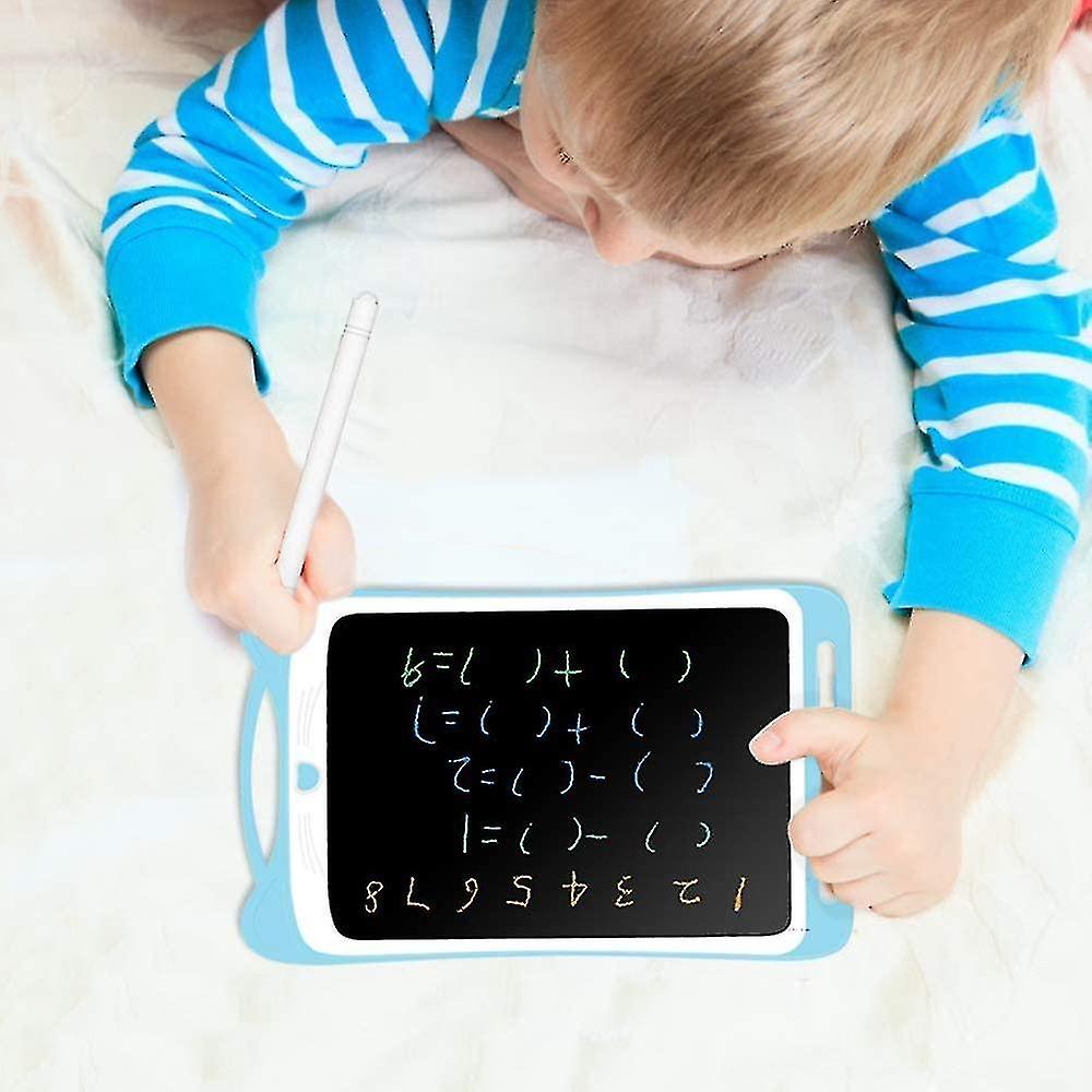 TEKFUN Tablette D’Écriture LCD Couleur 8,5 Pouces – Ardoise Magique Pour Enfants, Écran Protecteur, Légère, Verrouillage De Sécurité, Cadeau Anniversaire Noël Pour 3-7 Ans (Rose)