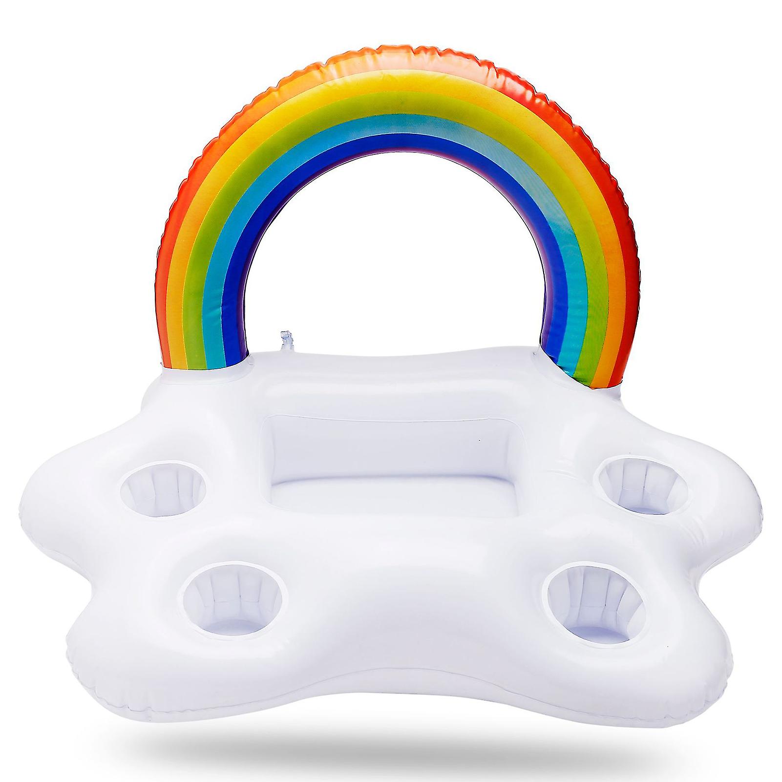 Floating Drink Holder Inflatable Food Cooler Containers Floating Tray