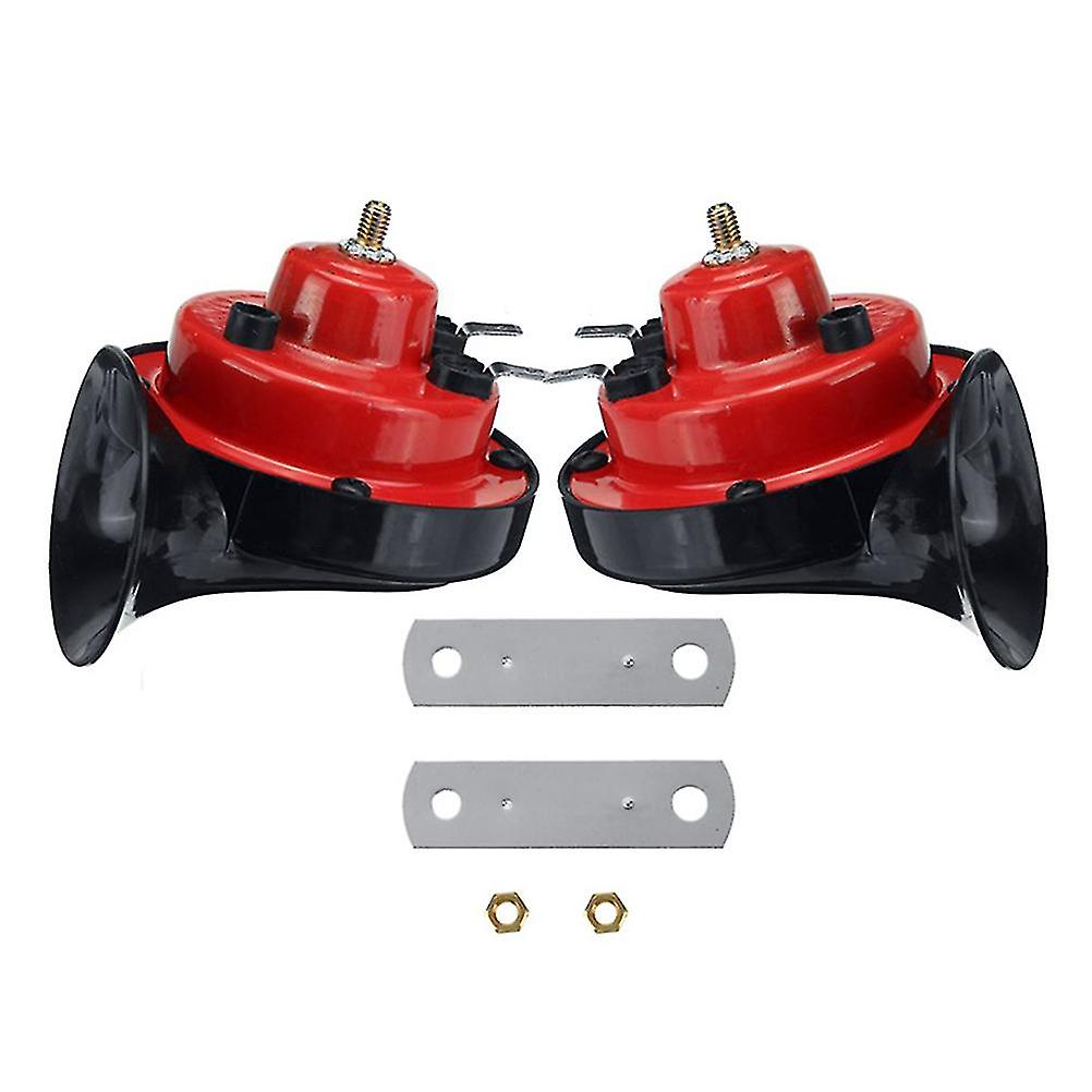 1 Pair Waterproof Vehicle Horn Vehicle Electric Snail Horn