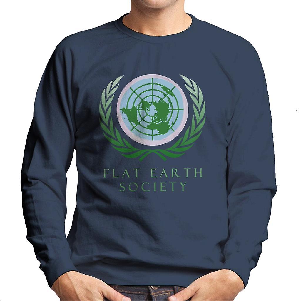 Flat Earth Society menns Sweatshirt