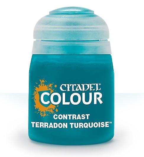 Games Workshop - Citadel Färgkontrast: Terradon Turkos (18 ml) Färg