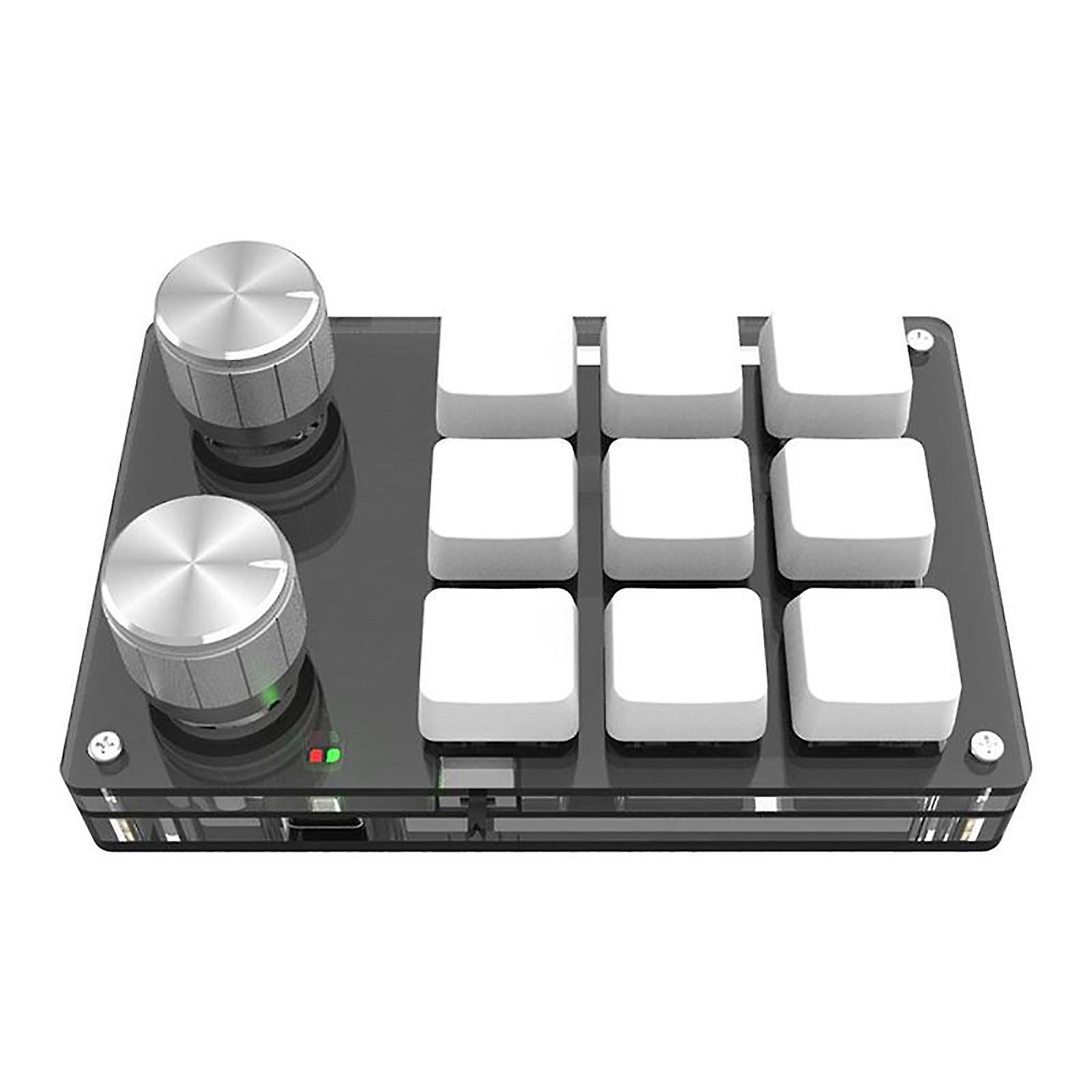9/12 Keys Custom Programming Macro Knob Keyboard Copy Paste Mini Button Keypad