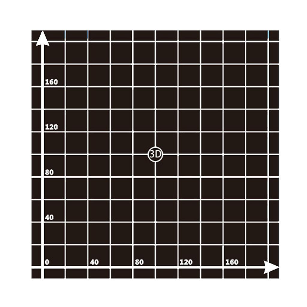 Heat Bed Sticker Coordinate Printed Surface Build Sheet Plate 300mm / 220mm