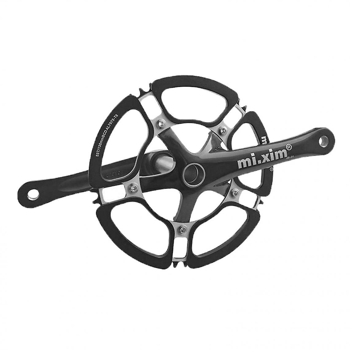 Bike Crankset 130bcd Chainring 53t Chain Wheel Mtb Bmx Crank Red