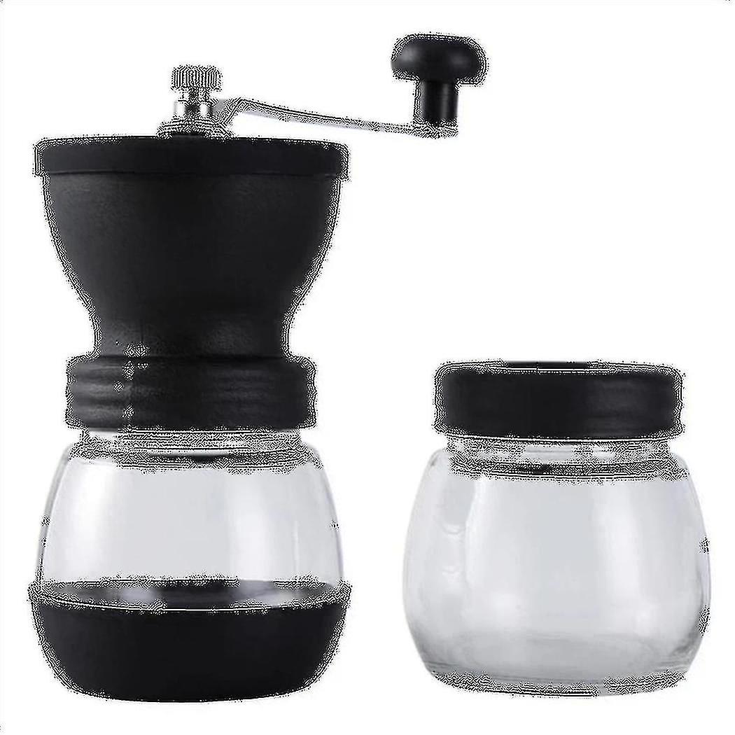Portable Coffee Pot Coffee Machine Hand-cranked Home Coffee Grinder
