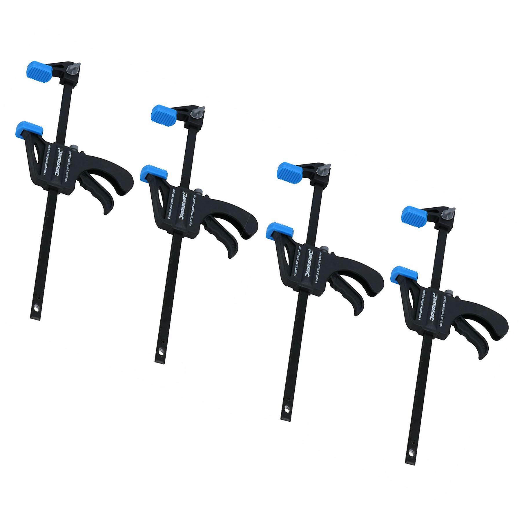 4 x 150mm (6in) Mini Quick Release Ratchet Speed Clamp Spreader Bar Grip