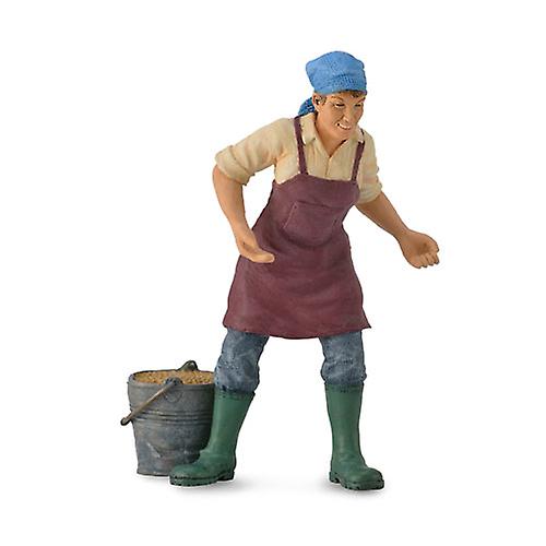 FEMALE CollectA Farmer Action Figure Large with Non Toxic Acrylic Paints Ages 3+