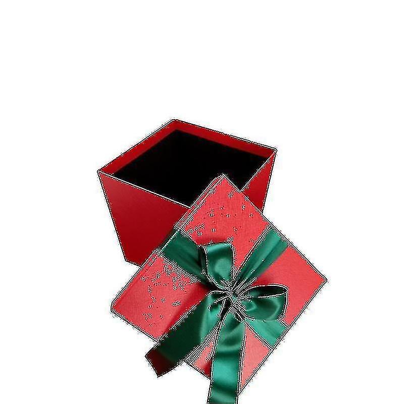 Christmas Box Christmas Gift Decoration Box(red)