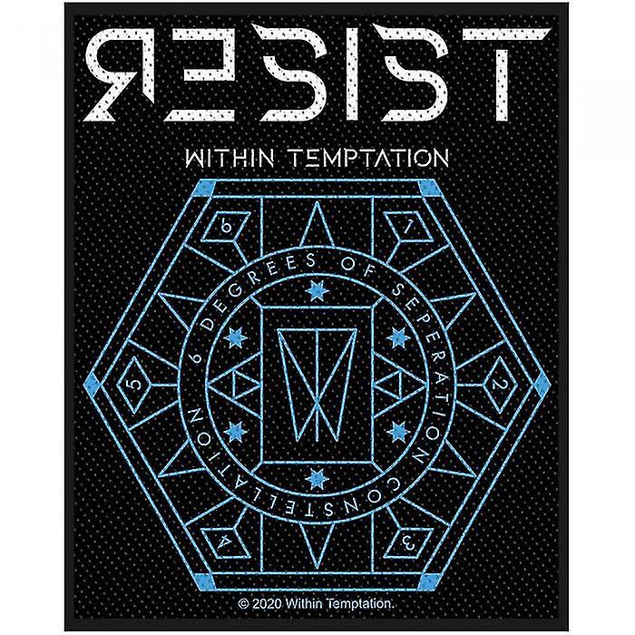 Within Temptation Resist Woven Hexagon Patch
