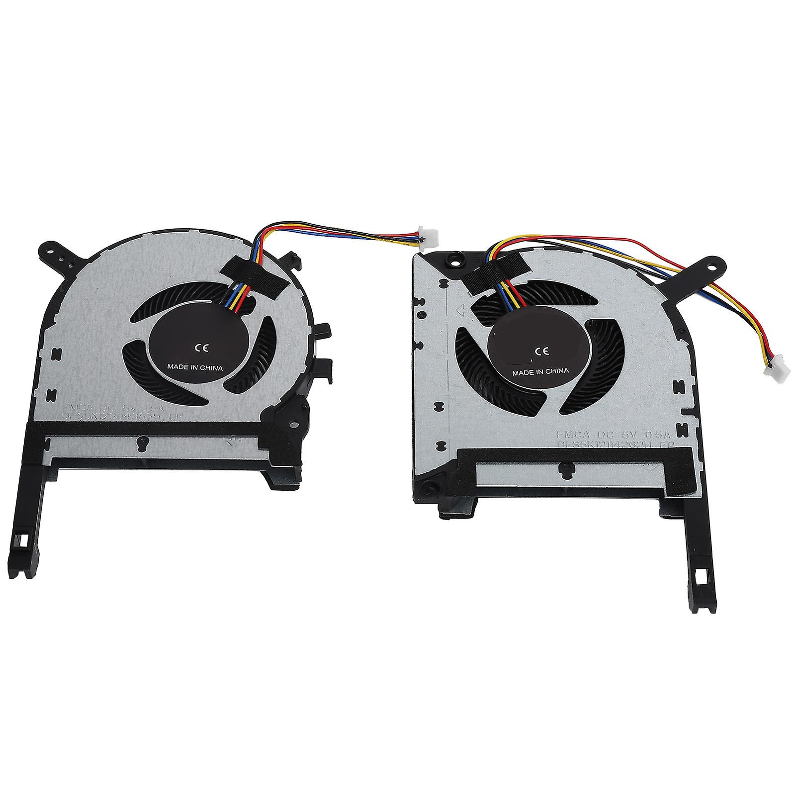 2pcs CPU & GPU Cooling Fan for ASUS TUF FX505ge FX505gm FX505dt FX705 Laptop