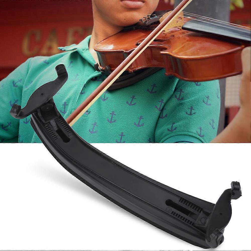 Adjustable Black Violin Shoulder Rest for 3/4 & 4/4 Size, 21cm