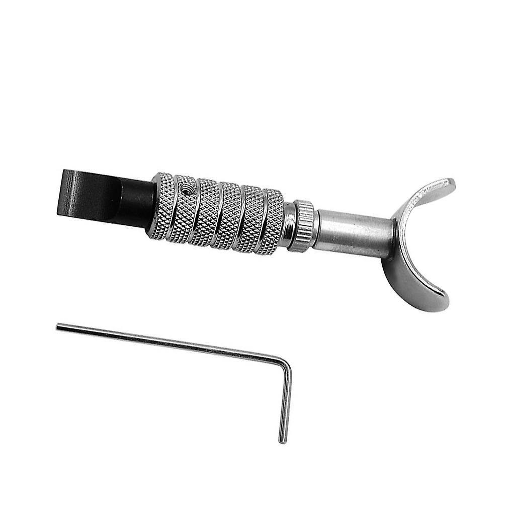 Silver Adjustable Leather Tools Leather Carving Rotary Tool Alloy Engraving Tools 8 Cm Easy