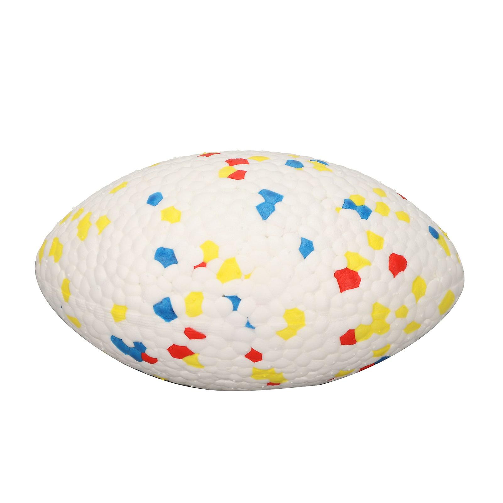 Colorful Rugby Dog Toy, Bite Resistant, Teeth Grinding, High Bounce Power, Interactive Floating Dog Chew Toy, Balls