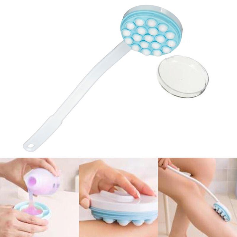 Long Handle Cream Lotion Applicator Back Massager Scrubber for SPA Bath Tool