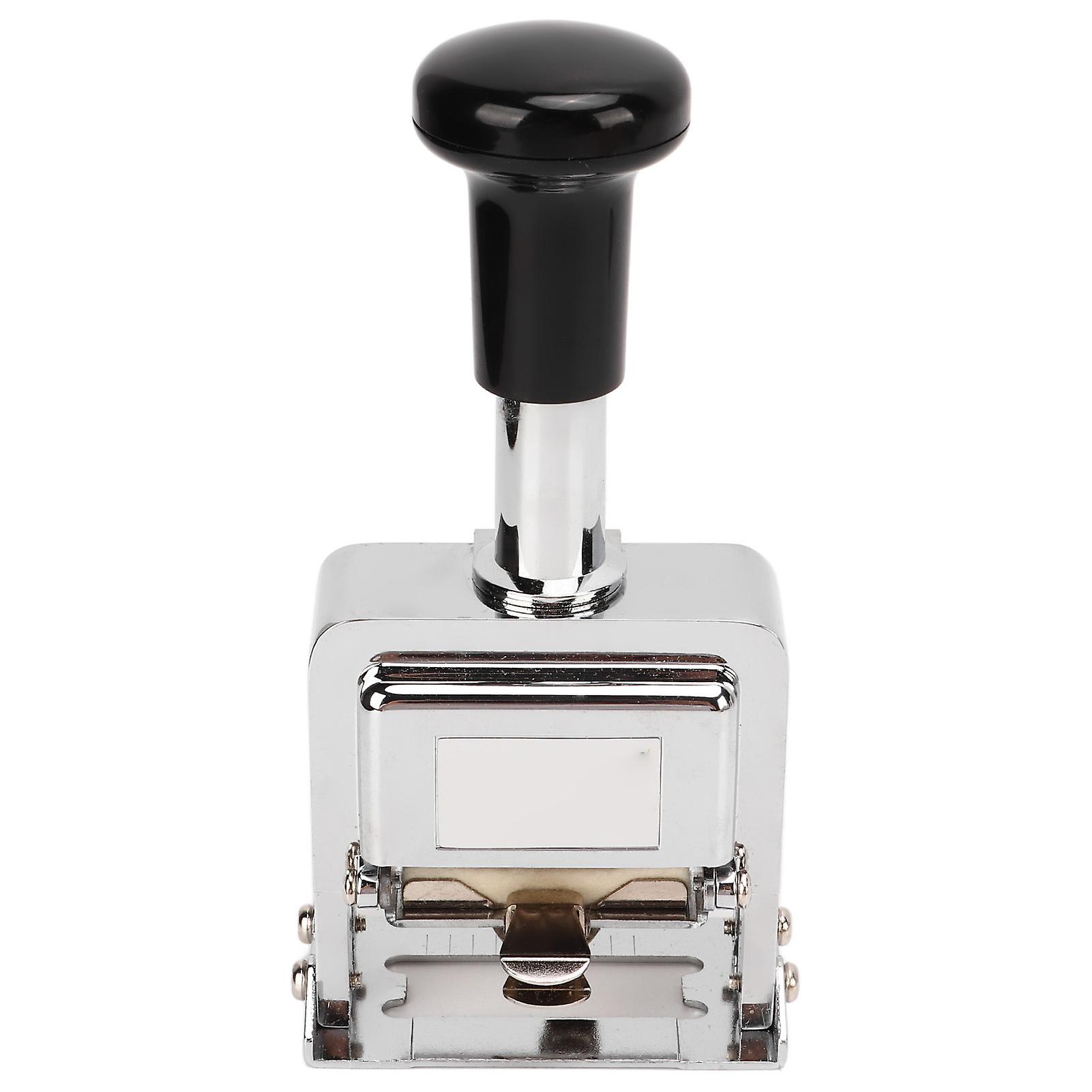 Number Stamp 10 Digit Handle Design Self Inking Automatic Numbering Stamp for Banking Medicine Accounting 