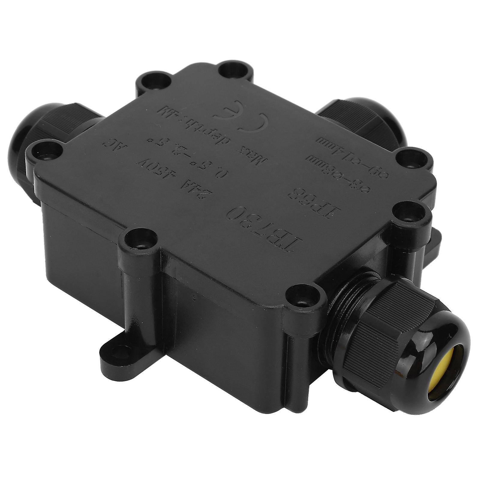 Waterproof Junction Box 3 Way IP68 Cable Connector Case TB730