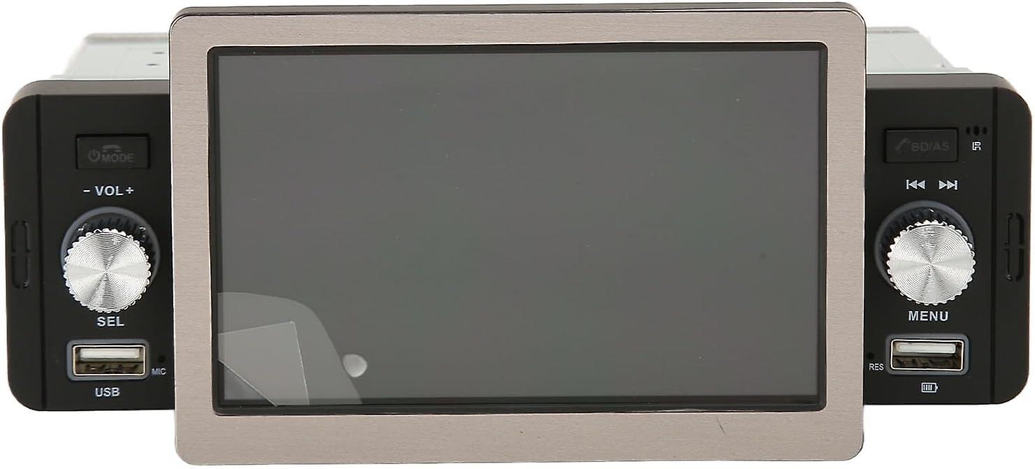 Car MP5 Player, 5in Touch Screen Car MP5 Player with WirelessConnection, Reverse Camera, for Carplay