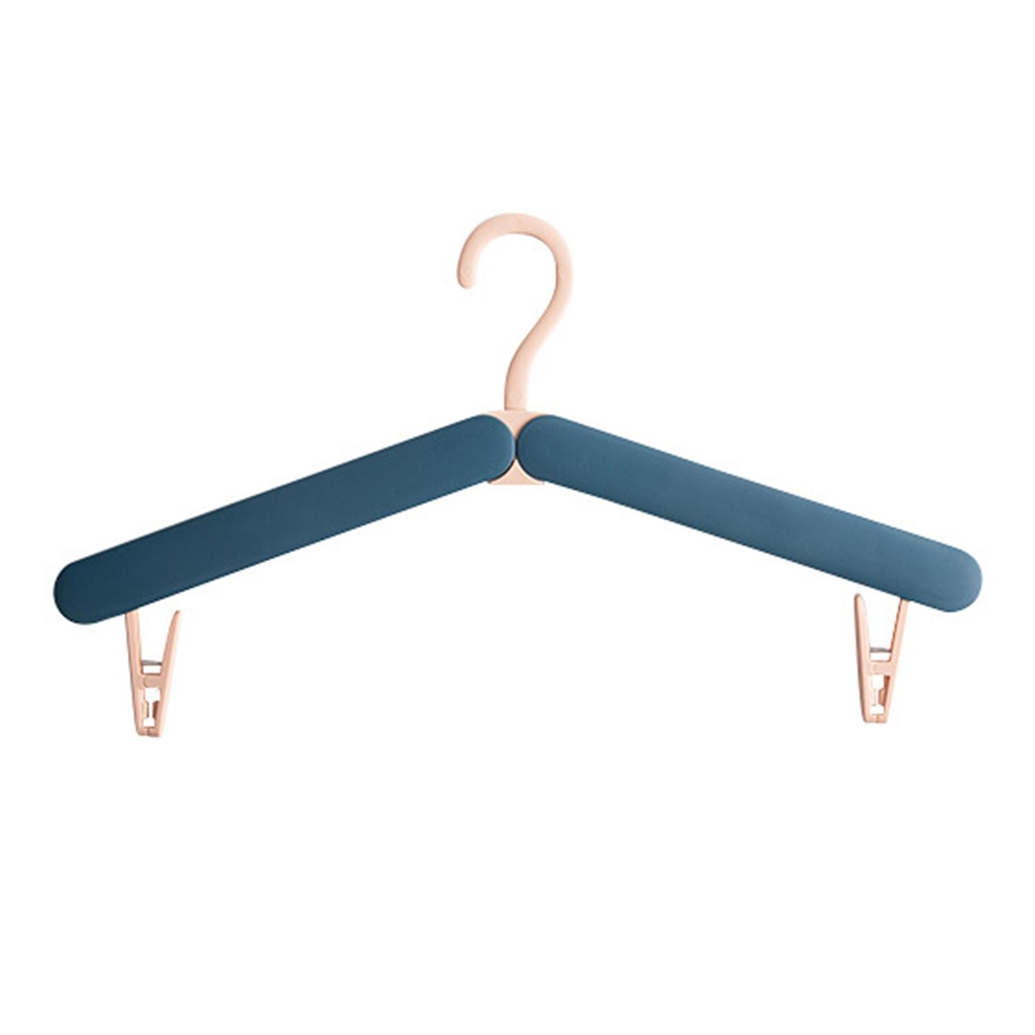 Portable Folding Hanger with Clip Trip Clothes Sock Underwear Travel Drying Tool