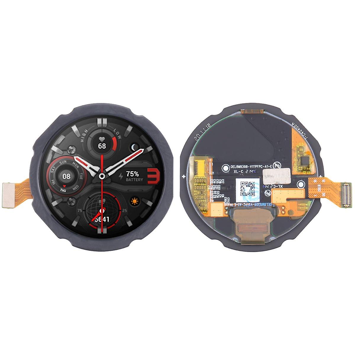 For Amazfit T-Rex 2 Display Full LCD Unit Digitizer Touch Repair Spare Part