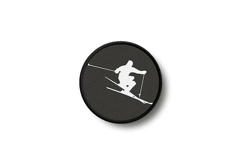 Patch badge ecusson prints thermocollant jump a ski