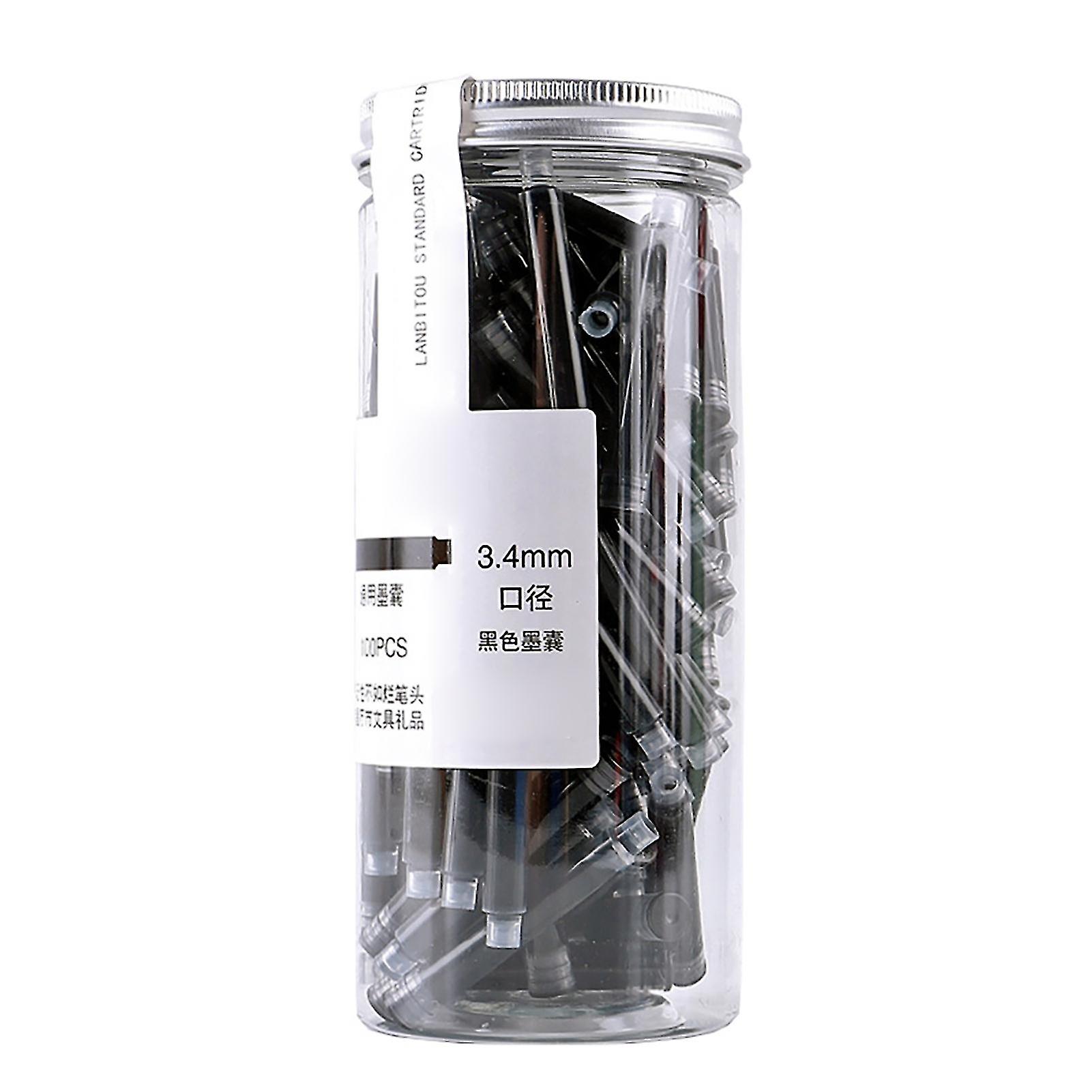 3.4mm العالمي حبر حبر يمكن التخلص منه الأزرق الأسود حبر القلم عبوءات- YKY416