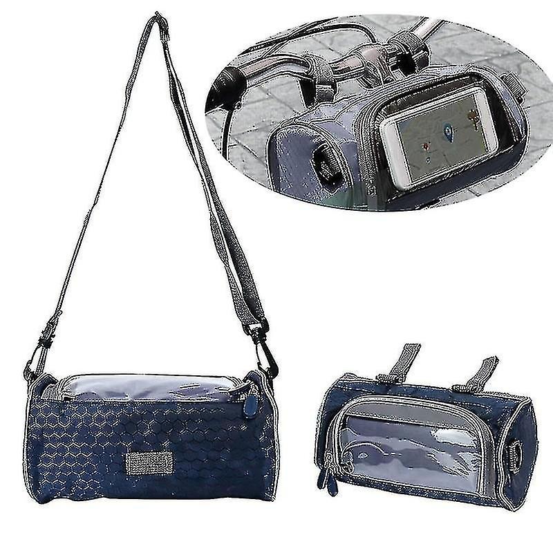 Bicycle handlebar bag handlebar bag bicycle front multi-purpose mobile phone case bag shoulder handb