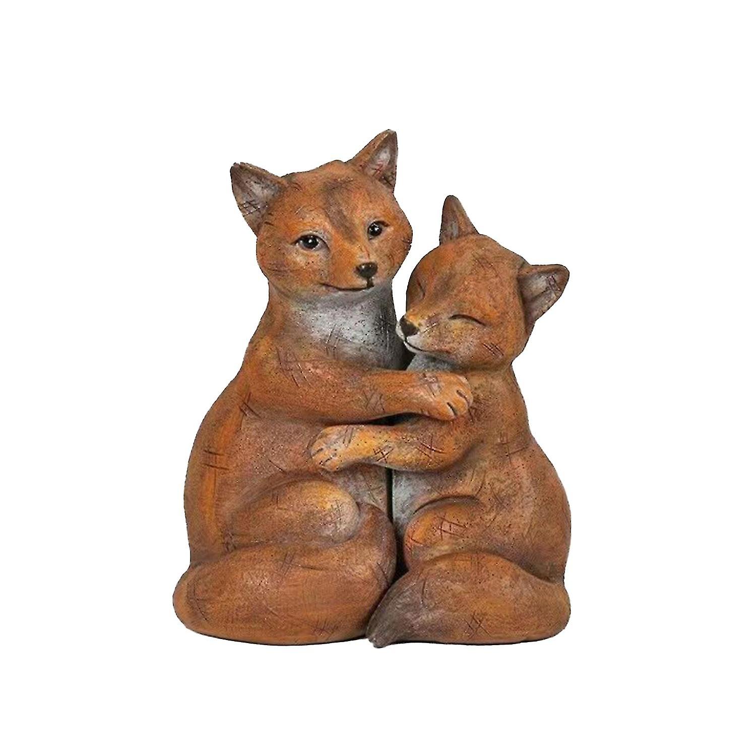 Adorable Rabbit Shape Statue Decor Vivid Handmade Resin Statue Model for Home
