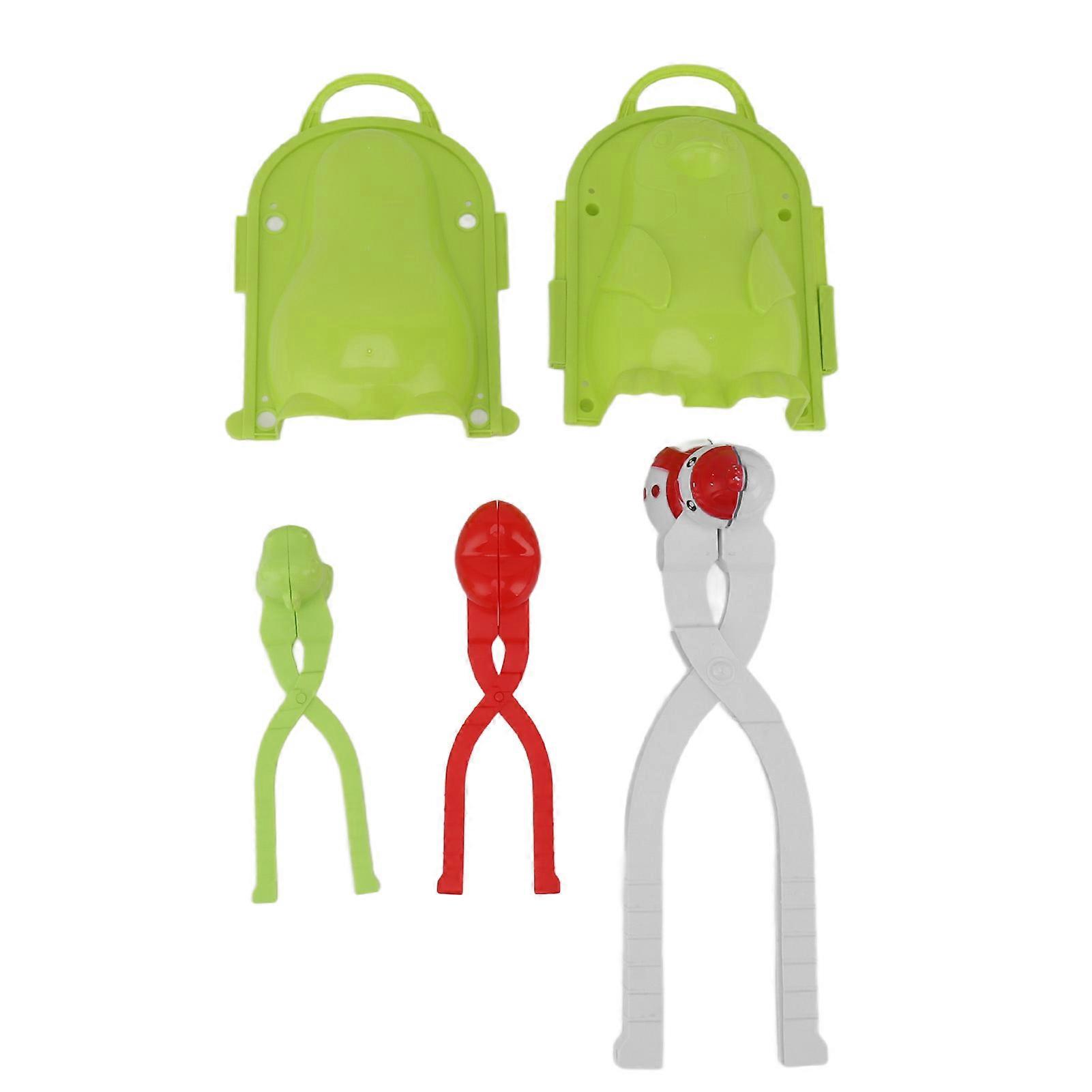 スノーボールクリップ サンドボール型 プラスチック 屋外 雪合戦 雪のおもちゃ 子供用 ゲーム パーティー ファミリー C