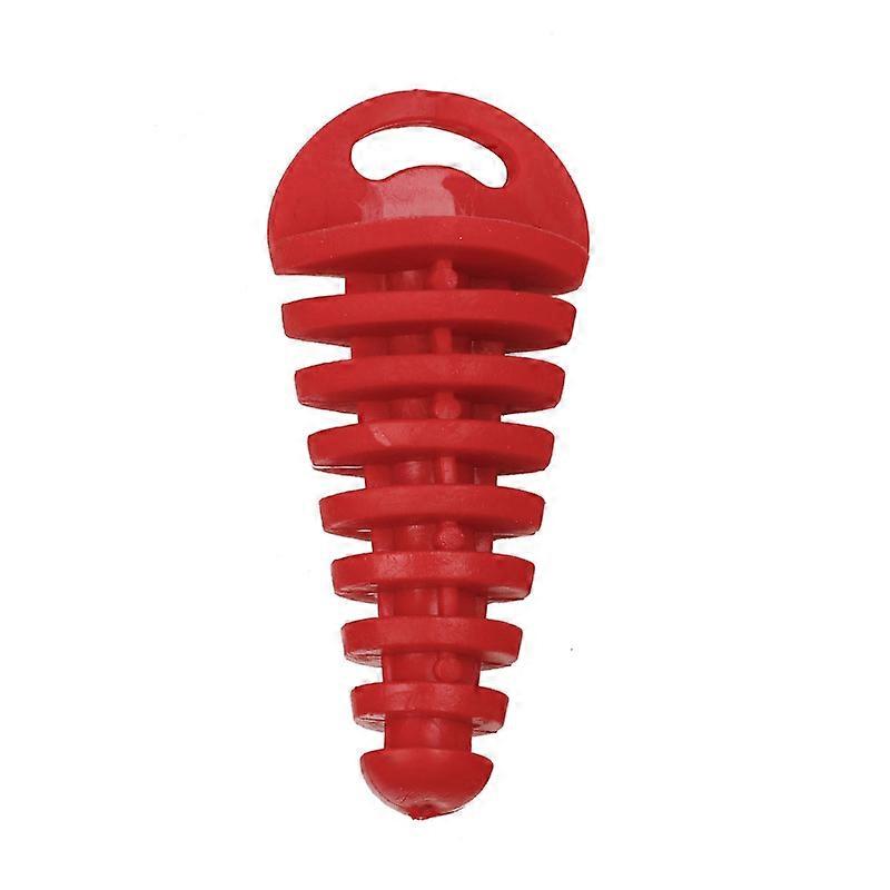 Waterproof Motorcycle Exhaust Pipe Cap Red