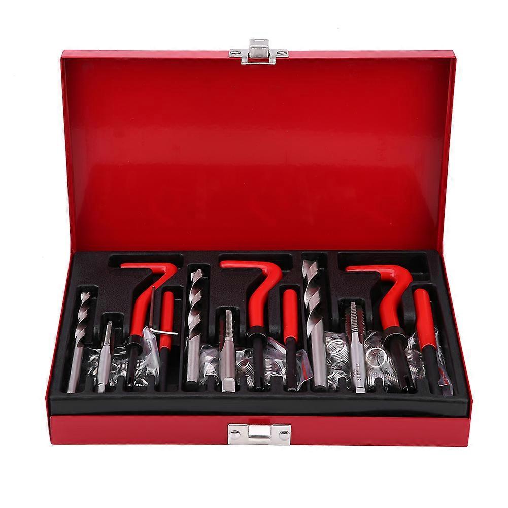88Pcs Thread Repair Tool Kit M6 M8 M10 Tap Drill Insert Set E2U749