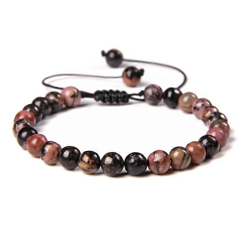 Bracelet-Red Line Marbled - Dynamic Pattern