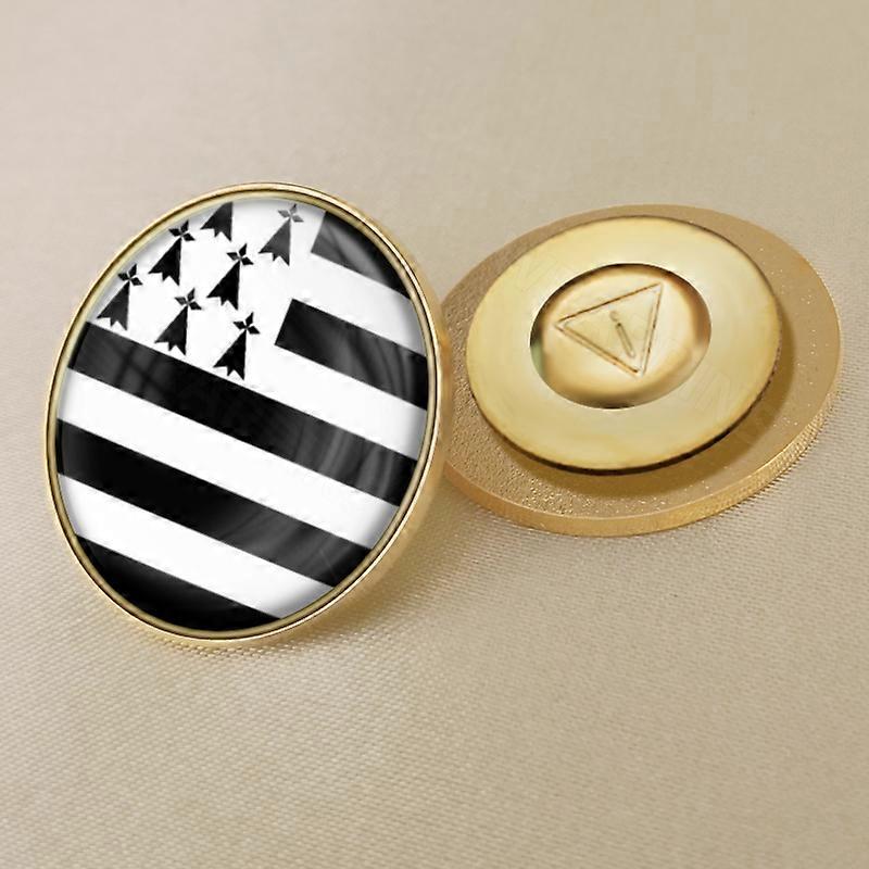 Bretania Franței Flag Lapel Pins Brooch Badges