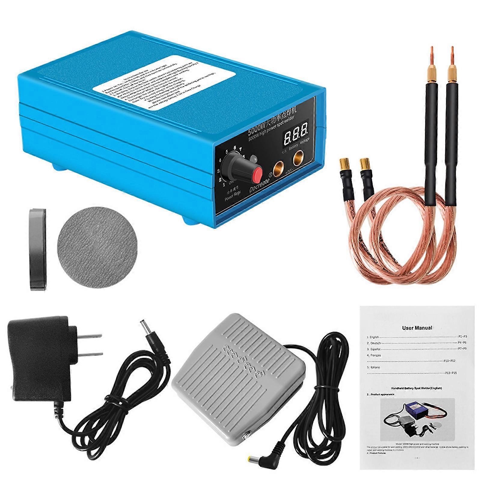 5000W υψηλής ισχύος Spot Welder Kit Spot Welder Kit Spot Pen Tools Set ΝΕΟ