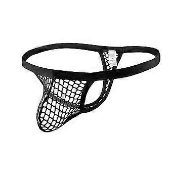 Clever-menmode Sexy Biancheria intima Caldo trasparente Uomini Mesh Tangenzia Panties G String T-back Jockstrap Costume erotico Uomo Cazzo Sacchetto